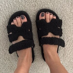 Fuzzy Sandals